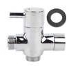 Shower Head Diverter Valve, Adjustable Brass Durable Shower Arm Diverter,