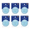 Beistle 6 Piece Prismatic It's A Boy Pinback Buttons For