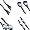 Pack of 5 Stainless Steel Straws, Spoons, Reusable Stainless Steel