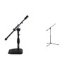 Gator Frameworks Short Weighted Base Microphone Stand with Soft Grip