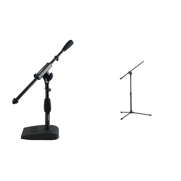 Gator Frameworks Short Weighted Base Microphone Stand with Soft Grip