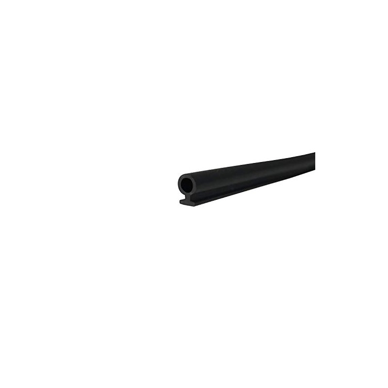 Gordon Glass Black Vinyl Shower Door Bulb Seal 3/16" Backing,
