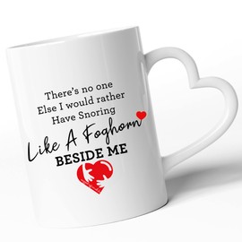 Mugged Off I Love You Snoring Funny Valentine’s Present Anniversary Birthday Gift for Men Women Husband Wife