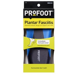 Fascitis Plantar de ortopedia Profoot, 8-13 para hombres, 1 par
