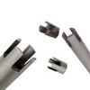 10 Pcs Screw Tap Extractor Set, High Speed Steel Extractor