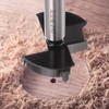 sourcing map Forstner Drill Bit 40mm (1-5/7") Thickened Tungsten Carbide