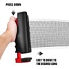 GOMETY Table Tennis Net, Extendable Mobile Table Tennis Net, Portable