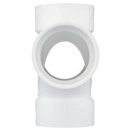 CHARLOTTE PIPE 3 DWV Double Sanitary TEE DWV (Drain, Waste and Vent) (1 Unit Piece)