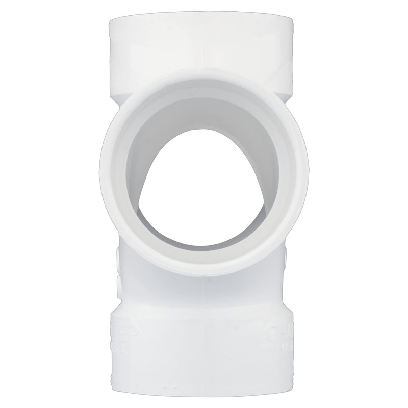 CHARLOTTE PIPE 3 DWV Double Sanitary TEE DWV (Drain, Waste
