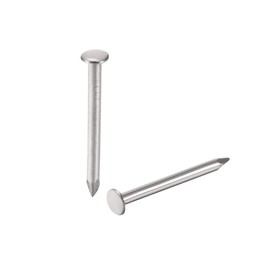 TOP-VIGOR 200Pcs Hardware Nails, 1.7mmx16mm Fiber Concrete Cement Wall Point Tip Nails, Wall Pins Tacks Nails for Woodworking, Panel Pins for Hanging Picture, Frame, Furniture, Construction, Silver