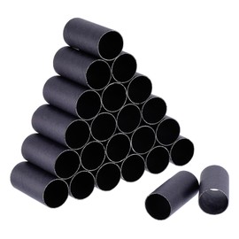 PATIKIL 3.35 Inch Cardboard Tubes, 100 Packs Toilet Paper Rolls for Crafts TP Tubes Empty Paper Towel Rolls Sturdy 1.5 inch Diameter Thick Bulk for Art Classroom Painting Robotics, Black