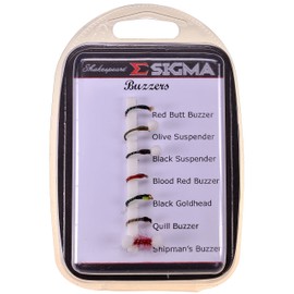 Shakespeare Sigma Fly Selection - Buzzers - 7 Assorted Styles