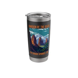 Garden of the Gods Colorado Springs CO USA Distressed Design Stainless Steel Insulated Tumbler