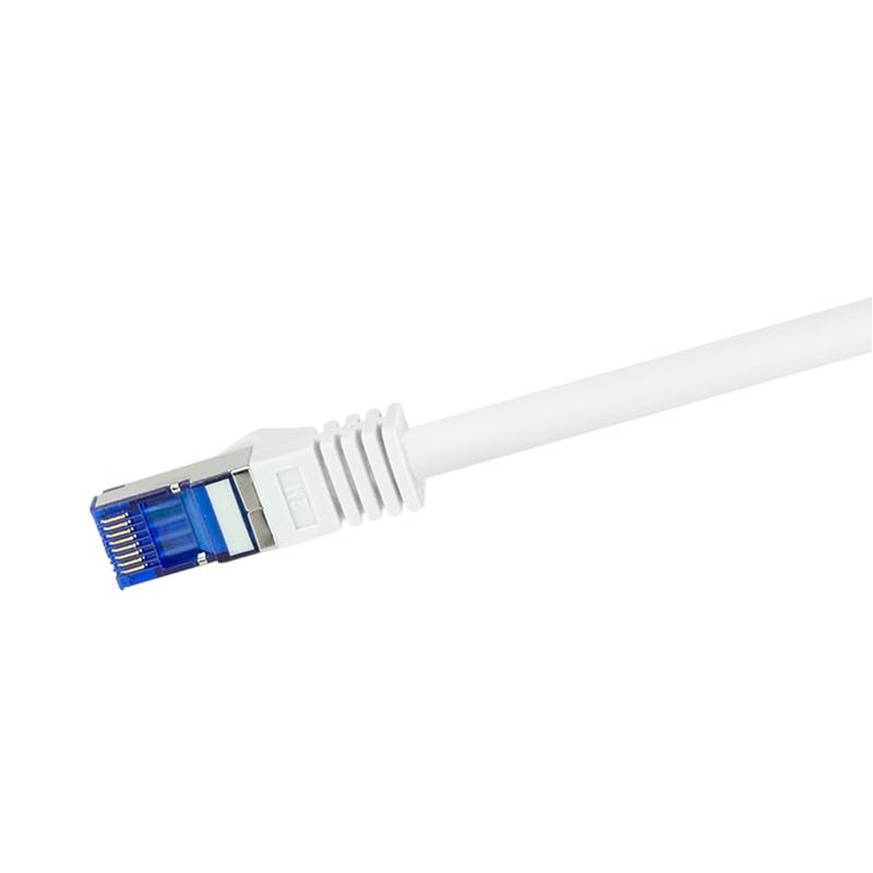 LogiLink C6A021S RJ45 CAT 6a S/FTP 0.50 m White Pack