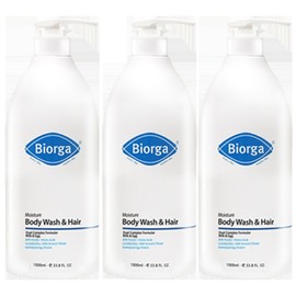 3 Bioga Moisture Hair & Body Wash Body Cleanser Shampoo / 3개 바이오가 모이스처 헤어 앤 바디워시 바디클렌저 샴푸