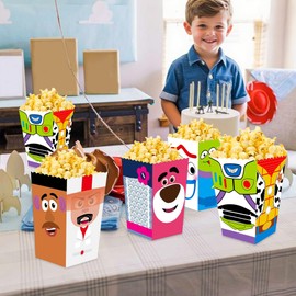 LaVenty Spielzeug Party Supplies Popcorn Boxen Süßigkeiten Goodies behandelt Süßigkeiten Favors Boxen für Dekoration Geburtstag BabyDusche