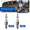 EMSea 2pcs CR8E/CR9E Spark Plug Motorcycle Spark Plug Replacement Spark