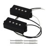 FLEOR Alnico 5 PB Bass Pickups Humbucker Pickup for 4