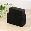 ABOOFAN 8pcs Black Water Absorption Felt Coasters Thickened Nonwoven Insulation