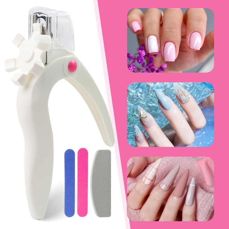 Professional Acrylic Nail Clipper, Stainless Steel Artificial Nail Clippers, Adjustable