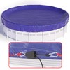 18 FT Round Pool Cover, [ 2025 Upgraded ] Above