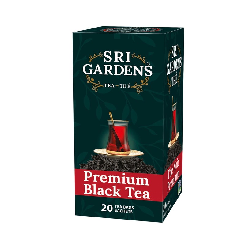 Sri Gardens 20 Tea Bag Black Tea Carton