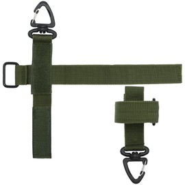 COYUN Pack of 2 Tactical Key Chains, Belt Carabiner, Belt Clip, Carabiner, Webbing for Mountaineering, Camping, Hiking, Outdoor Activities