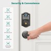AkaGear DS10 Keyless Entry Door Lock with 2 Lever Handle,
