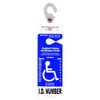 MirorTag Gold - Handicap Placard Holder by JL Safety. A
