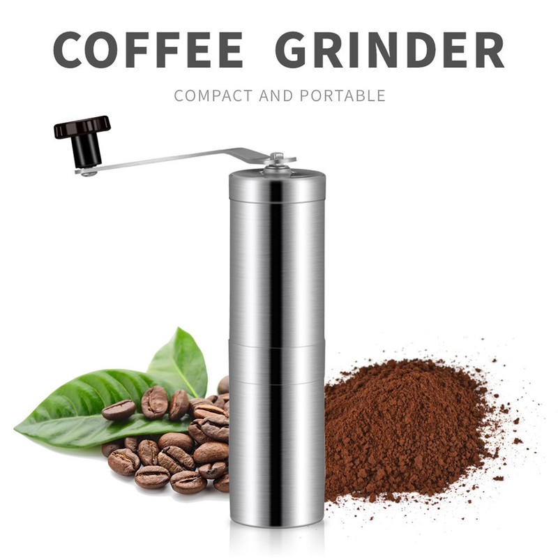 Manual Coffee Grinder Stainless Steel Conical Burr Bean with Hand