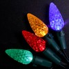 Solar Decorative Lights Strawberry Shape Waterproof Plastic Battery Box Powered