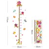 KimDaro Height Measurement Growth Chart Tree Wall Stickers，Cute Tree Birds