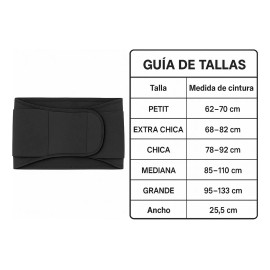 Faja Moldeadora Cinturilla Tecno Shape Original Negro