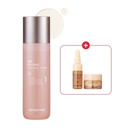 Dermafirm 에이지 리바이빙 에센셜 토너 A4 200ml(증정 : 펩타이드세럼 5ml+크림 7g) Age Reviving Essential Toner A4 200ml (Free Gift: Peptide Serum 5ml + Cream 7g)