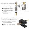 Presta Valve Core Replacement Set - 6 x Brass Valve