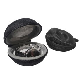 ZARSIO Pack of 2 Watch Travel Case Portable Watch Box Single Storage Box for Wristwatches & Smart Watches up to 50mm