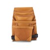 AWP Genuine Leather Premium Tool Pouch Multi-Pocket Organizer for Electricians,