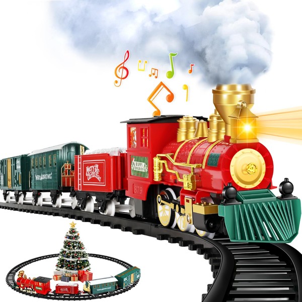 Gloween Train Set - Electric Train Toy for Boys &