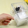 Saihisday Transparent Plastic Storage Box