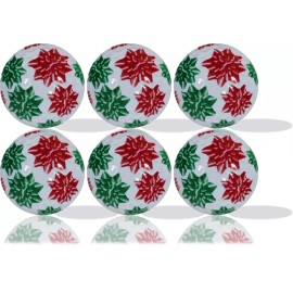 Unbranded Christmas Bows Full Wrap Golf Balls 6 Pack - Perfect Gift Idea!