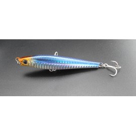 KAJIKI Heavy Sinking Pencil, 3.7 inches (95 mm), 1.4 oz (40 g), Set of 4, Sea Bass, Blue Flounder, Suzuki, Magochi, Leash Fishing Lure Set (4 Color Set)