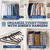 Zober Pants Hangers Non Slip - 20 Pack Open Ended