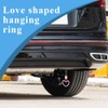 HAOBO Heart Handle Ring, Heart Hand Strap Drift Charm Rear