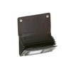 Biker Trucker Wallet Long Format Genuine Leather Black, black