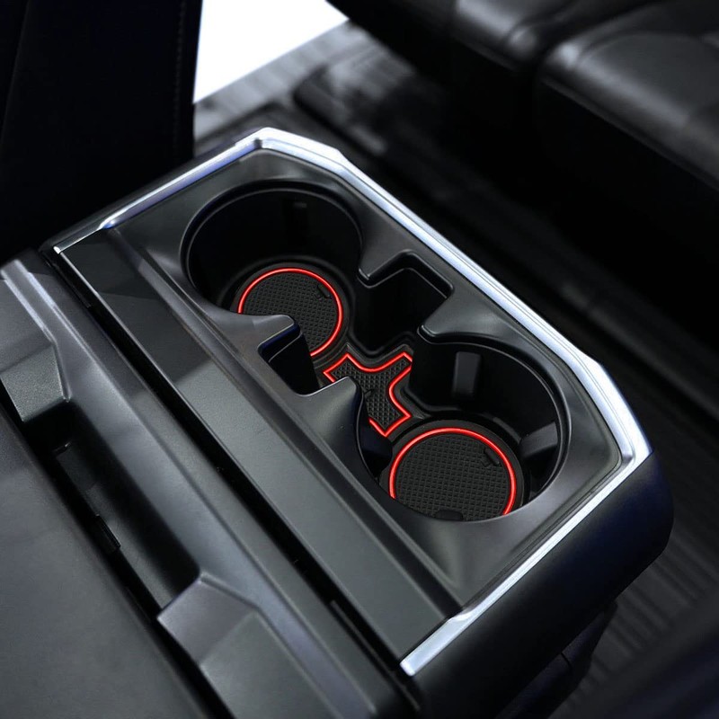 Auovo Cup Holder Insert Liners for Ford F150 Accessories 2023