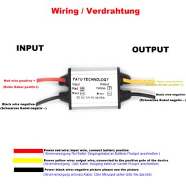 1 x 12 V to 9 V Car Power Converter DC-DC Down Module 12 V to 9 V 2 A DC/DC Buck Converter Module LED Display Power Supply DC-DC Buck Module Down Module (12 V to 9 V 2 A)