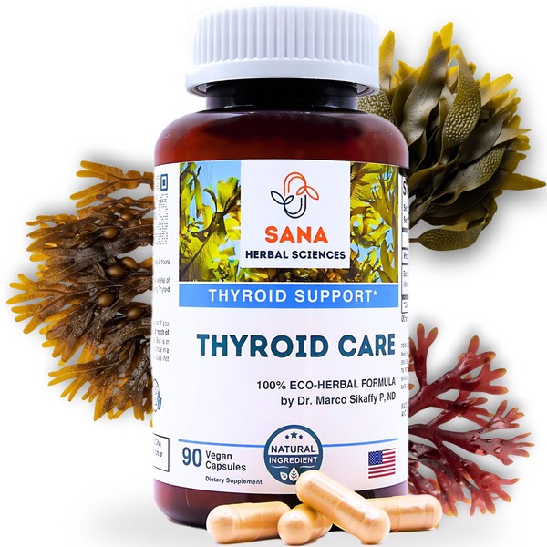 Organic Seaweed Thyroid Support – 210 mcg Natural Iodine from