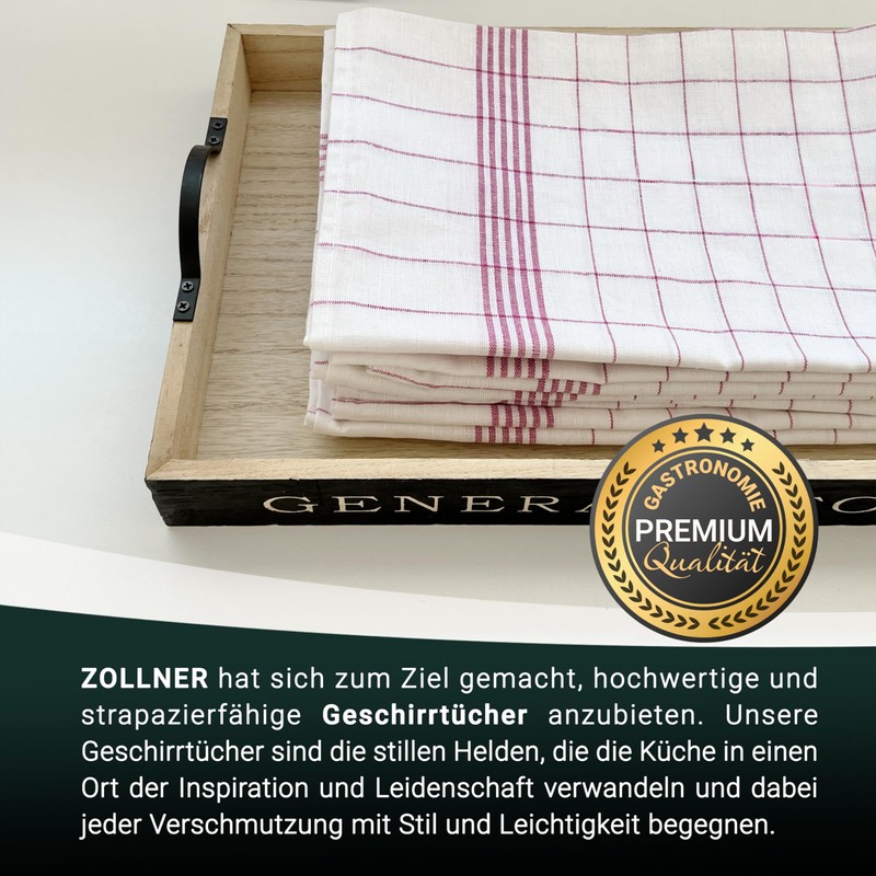 Zollner 005 Tea Towel Set 50 x 70 cm. /