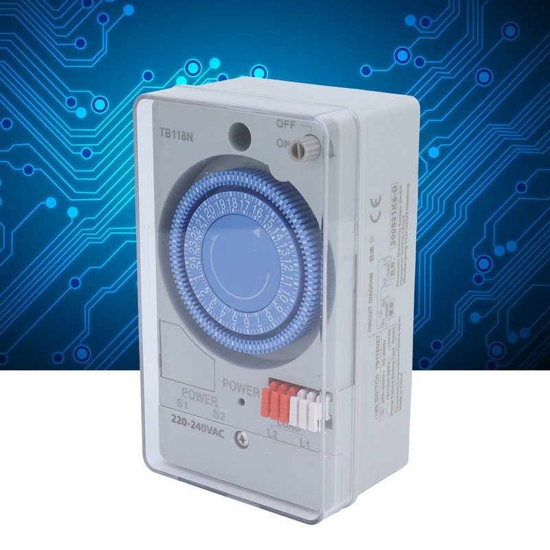 Mechanical Timer Automatic 24 Hours Low Power Consumption Time Switch