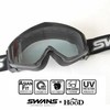 Swans GUEST-H HOOD Goggles, Compatible with Glasses, Helmet Compatible